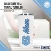 Campus Colors NCAA Stainless Steel Travel Tumbler for Mom - 18 oz - Double Walled Insulated Drinkware (North Carolina Tar Heels - White) view 2