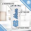 Campus Colors NCAA Stainless Steel Travel Tumbler for Mom - 18 oz - Double Walled Insulated Drinkware (North Carolina Tar Heels - White) view 3