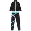 Agoky Girls Ice Skating Jacket with Figure Skating Leggings Gymnastics Clothing Set Dance Performance Costume Green 6 Years view 2
