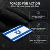 Bluyellow 2-Pack Israel Flag Patch Embroidered Hook & Loop Military Morale Tactical Israeli Flag Patches for Backpacks Tactical Vest Military Helmet Dog Vest Jacket Uniform Hat 2x3 Inches view 3