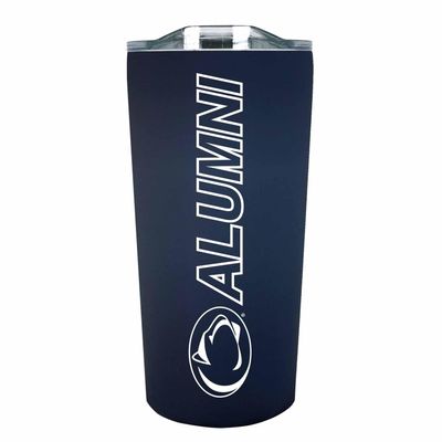 Campus Colors Collegiate Stainless Steel Travel Tumbler for Alumni - 18 oz - Double Walled Insulated Drinkware (Penn State Nittany Lions - Navy)