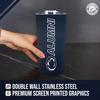 Campus Colors Collegiate Stainless Steel Travel Tumbler for Alumni - 18 oz - Double Walled Insulated Drinkware (Penn State Nittany Lions - Navy) view 4