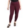Style & Co. Womens Plus Pencil Ponte Skinny Pants Purple 0X view 1