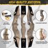 HANDBAIGE Archery Recurve Bow 60'' Black Hunter Wooden Bow Takedown Recurve Bow Set for Adults with 6 Pcs Pure Carbon Arrows Hunting Bow for Outdoor Practice (20-60lbs) (25LBS) view 3