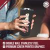 Campus Colors NCAA Stainless Steel Travel Tumbler for Mom - 18 oz - Double Walled Insulated Drinkware (Boston College Eagles - Black) view 4