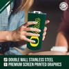 Campus Colors NCAA Stainless Steel Travel Tumbler for Mom - 18 oz - Double Walled Insulated Drinkware (Oregon Ducks - Green) view 4