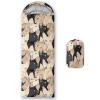 Axolotl Kawaii Cats Hiking Sleeping Bag for Kids Boys GirlsLightweight Warm Cold Weather Hike More Worry Less Sleeping Bag for Traveling,Waterproof Portable Sleeping Bag for Camping Outdoor Indoor view 1