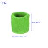 M METERXITY 2 Pack Wrist Brace - Elastic Air-Permeable Cotton Terry Cloth Sweatband, Apply to Tennis/Basketball/Running (8x5cm, Green) view 4
