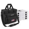 KastKing Karryall Fishing Tackle Bags with 4 * 3700 Tackle Trays, Fishing Bags for Saltwater or Freshwater Fishing - Fishing Gear Storage, Black view 1