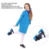 Wedhapy Toddler Ice Skates, 6.7-8.5 Inch Adjustable Ice Skates, Durable Double Runner Ice Skates with Hook and Fastener for Winter Toddler Training Shoes Beginner Blue view 2