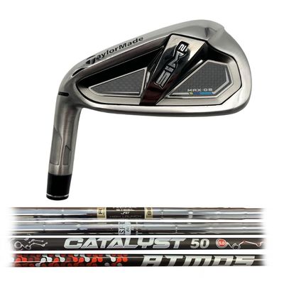 Left Handed TaylorMade Sim 2 Max OS Iron or Wedge (SW, Nippon NS Pro 840 Stiff)