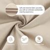 Dokotoo Men Mens Hiking Pants Linen Casual Relaxed Fit Stretch 7 inch Jean Drawstring Denim Knee Length Beach Hiking Cargo Shorts Light Brown 38 view 4