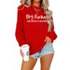 Fiogomis Boy Mama from Son up to Son down Sweatshirt Boy Mama Sweatshirt Mom Life Shirt Funny Mom Saying Shirt Mothers Day Red view 1