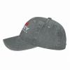 2024 Liz Cheney Classic Baseball Cap Wash Retro Cotton Cowboy Trucker Hat Gray view 3
