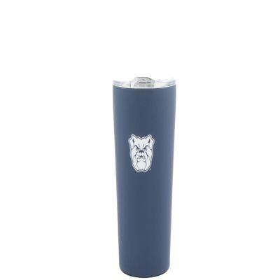 Decorvo Officially Licensed Collegiate Stainless Steel Tumbler - Double Walled Insulated Travel Tumbler with Slide Lid - 18 oz (Butler)