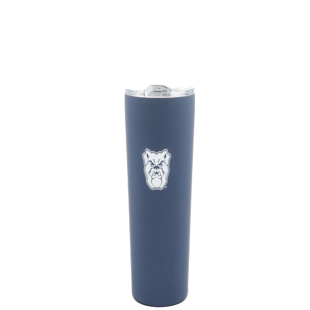Decorvo Officially Licensed Collegiate Stainless Steel Tumbler - Double Walled Insulated Travel Tumbler with Slide Lid - 18 oz (Butler)