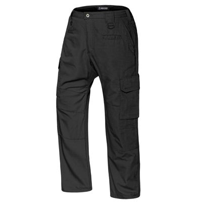 WICKED STOCK Ripstop Men's Operator Cargo Tactical Pants, Elastic Waist, Water Resistant Cargo Pants, Durable, Work Pants Men Black