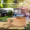 BestAlice Wooden Camping Cup Large Handle Sturdy Wood Exquisite Texture Wooden Drinking Mug for Hiking Outdoor Coffee Milk The Perfect Companion for Camping, Foraging view 2