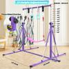 FC FUNCHEER Foldable Gymnastics Bar,5FT Horizontal bar,Adjustable Kids Training bar for Kids Ages 3-15,Kids Gymnastics bar,Triangle Stable Structure-Gym Equipment for Home view 2