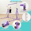 FC FUNCHEER Foldable Gymnastics Bar,5FT Horizontal bar,Adjustable Kids Training bar for Kids Ages 3-15,Kids Gymnastics bar,Triangle Stable Structure-Gym Equipment for Home view 4