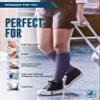 Doctor's Select 3 Pairs Plus Size Compression Socks Wide Calf | Bamboo Viscose Knee High Socks for Circulation Support | Compression Socks Plus Size | Purple, Indigo, Teal (S Pattern) view 3