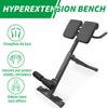Houbos Hyperextension Roman Chair - Adjustable Bench Foldable Exercise Bench Back Extension Machine Roman Chair Exercise Equipment for Home Metallic view 2