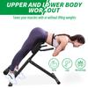 Houbos Hyperextension Roman Chair - Adjustable Bench Foldable Exercise Bench Back Extension Machine Roman Chair Exercise Equipment for Home Metallic view 4