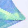 Kids Toddler Boy Girls Clothes Sports Casual Tie Dye Prints Short Sleeves T Shirt Elastic Waist (Green, 12-24 Months) view 4