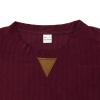 RTRDE Sudaderas Para Hombre, Corduroy Pullover Sweatshirt Crewnecks Long Sleeve Casual Sweatshirts Mens Workout Gym Clothes Crewneck Sweatshirts No Hood Sweater Workout (XXL, Wine) view 3