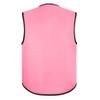 TopTie Child Advertising Vests with Zipper Volunteer Vests No Pockets for Kids-Pink-S view 4