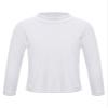 ranrann Kids Boys Girls Thermal Underwear Tops Winter Fleece Lined Long Sleeve Undershirts Baselayer T-Shirts Sweater White 11-12 Years view 1