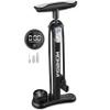 MOHEGIA Bike Floor Pump with Digital Gauge: Bicycle Tire Pump with High Pressure 160 PSI,Air Pump Inflator Fits Schrader and Presta Valve for Tires, Balls, Balloons/Black view 1