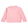 Kvysinly Boys Girls Thermal Underwear Top Long Sleeve Mock Neck Sweater T-Shirts Winter Undershirt Base Layer Shirts Pink 11-12 Years view 3