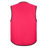 TopTie Child Advertising Vests with Zipper Volunteer Vests No Pockets for Kids-rose red-M view 4
