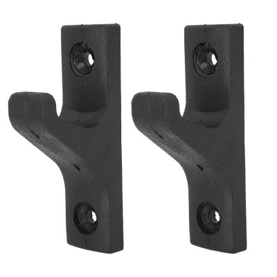 XHTLLO 2Pcs Horizontal Wall Mounted Barbell Rack, Thickened Multifunction Barbell Storage Rack, Wall Barbell Support for Fitness Home Gym Training