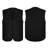 TopTie Child Advertising Vests with Zipper Volunteer Vests No Pockets for Kids-Black-M view 3