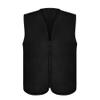 TopTie Child Advertising Vests with Zipper Volunteer Vests No Pockets for Kids-Black-M view 4