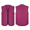 TopTie Child Advertising Vests with Zipper Volunteer Vests No Pockets for Kids-Purple-L view 2