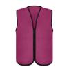 TopTie Child Advertising Vests with Zipper Volunteer Vests No Pockets for Kids-Purple-L view 3