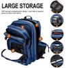 LHI Tactical Military Backpack for Men and Women 45L Large Molle Army Assault Pack 3 Day Travel Backpacks - Blue view 4