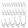 KTGCOZS Pack of 30/100 Carp Fishing Hook High Carbon Steel Black Fish Hook Size 2#-30# (20# 30pcs) view 2