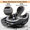 Bike Helmet, Helmets for Adults Men, Front and Back LED Lights Safe Certified MTB Road Bicycle Helmet with Adjustable Brim view 2