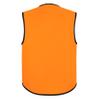 TopTie Child Advertising Vests with Zipper Volunteer Vests No Pockets for Kids-Orange-L view 4
