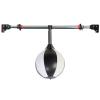 GTPBAO Ceiling Mount Striking Bag for Boys Girls Adults, Ball Diameter 30cm, Inflatable Speed Boxing Ball with Strength Pull-Up Bar (Color : Black-White), 01009