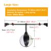 GTPBAO Ceiling Mount Striking Bag for Boys Girls Adults, Ball Diameter 30cm, Inflatable Speed Boxing Ball with Strength Pull-Up Bar (Color : Black-White), 01009 view 3