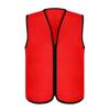 TopTie Child Advertising Vests with Zipper Volunteer Vests No Pockets for Kids-Red-M view 4