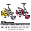 Fishing Reels Spinning Reel - Full Metal Fishing Reel Aluminum Spool Ocean Big Game Carp Saltwater Fishing Spinning Reels Red 5000 view 2