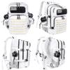 LHI Tactical Military Backpack for Men and Women 45L Large Molle Army Assault Pack 3 Day Travel Backpacks - White view 2