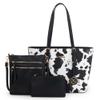 Montana West Purses and Handbags for Women 3pcs Hand Bags Tote Purse and Wallet Set Shoulder Satchel Bag for Women Leopard Print gifts MWC3-G055COW2 view 1