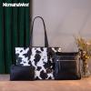 Montana West Purses and Handbags for Women 3pcs Hand Bags Tote Purse and Wallet Set Shoulder Satchel Bag for Women Leopard Print gifts MWC3-G055COW2 view 2
